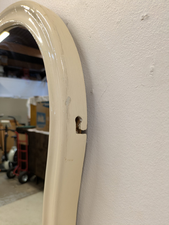 Vanha kaunis seinäpeili 55x69 cm