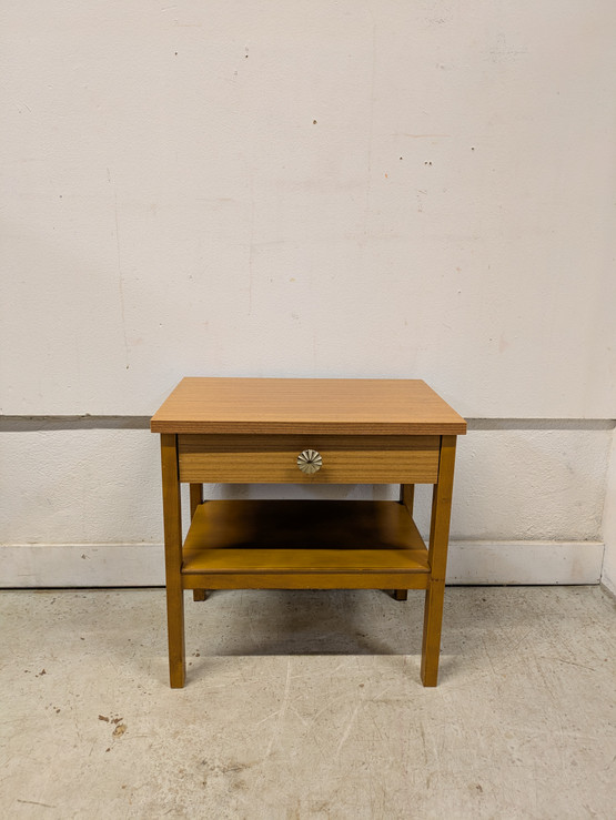 Teak yöpöytä 60-luku