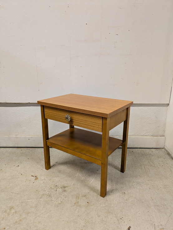 Teak yöpöytä 60-luku