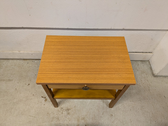 Teak yöpöytä 60-luku
