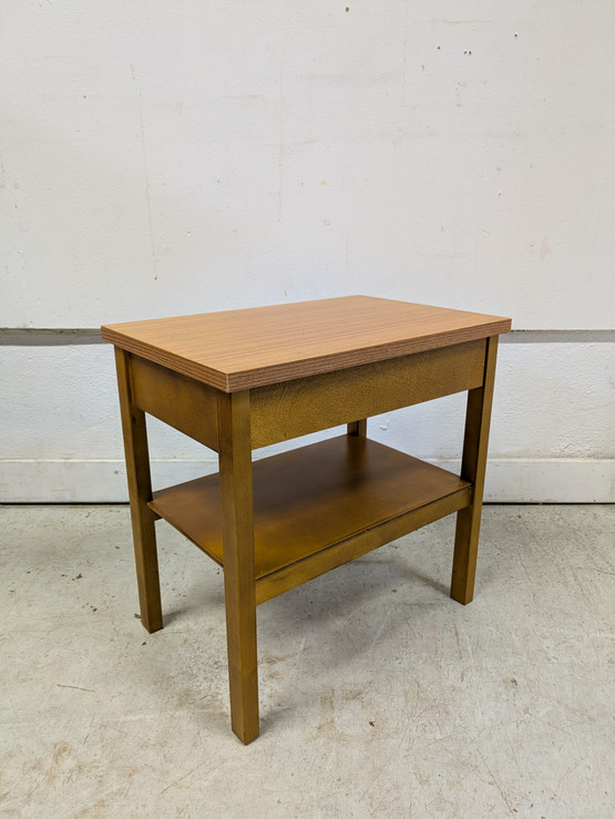 Teak yöpöytä 60-luku