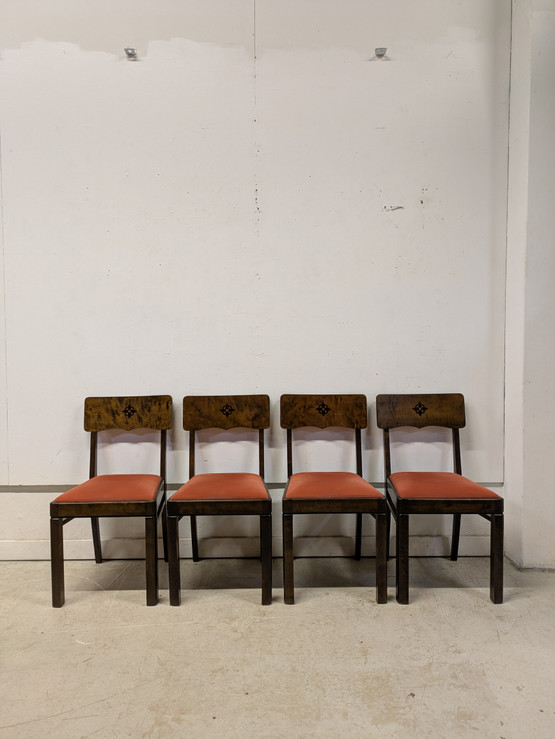 Funkkis tuolit 4kpl 40-luku