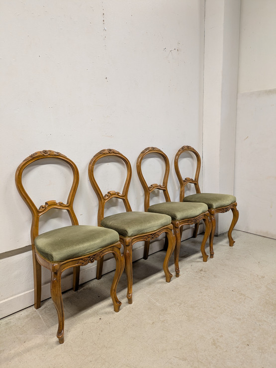 Vanha Rokokoo tuoli 4kpl