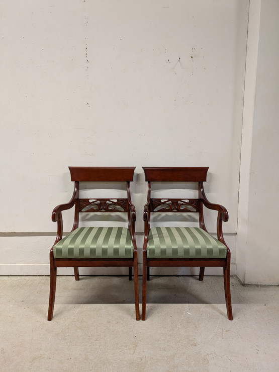 Biedermeier nojatuoli 2kpl 