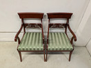 Biedermeier nojatuoli 2kpl 