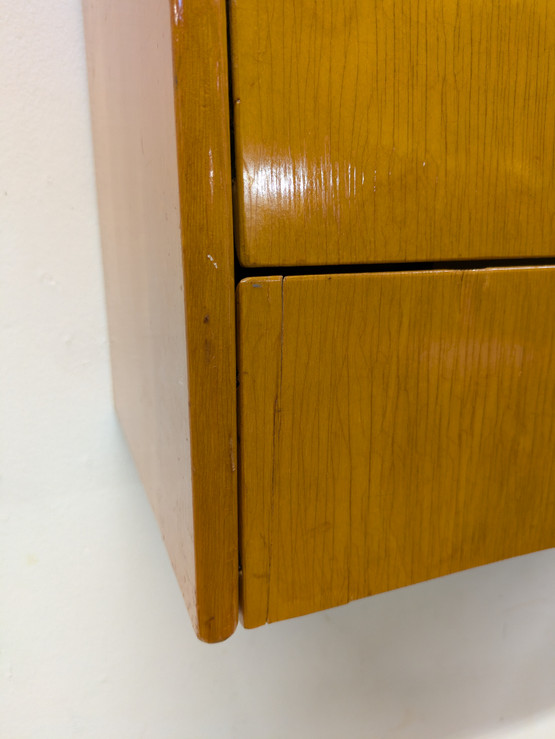 Vintage seinäkaappi / klaffikaappi 50-luku