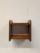 Teak seinähylly 60-luku