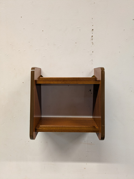 Teak seinähylly 60-luku