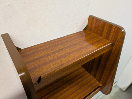 Teak seinähylly 60-luku