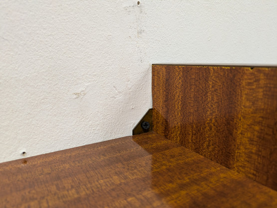 Teak seinähylly 60-luku