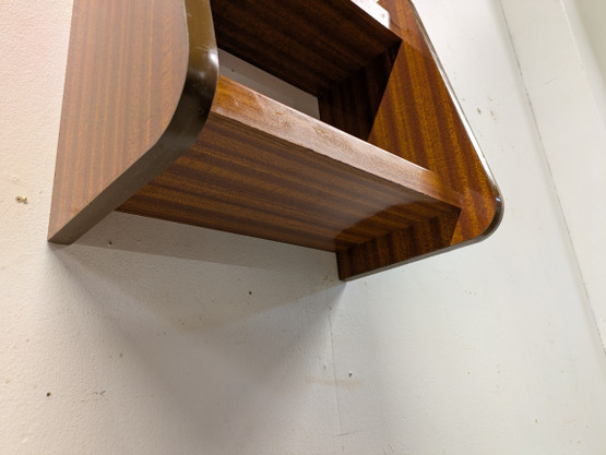 Teak seinähylly 60-luku