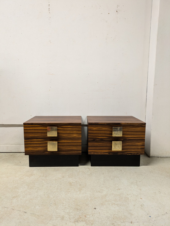 Upeat retro yöpöydät 2kpl