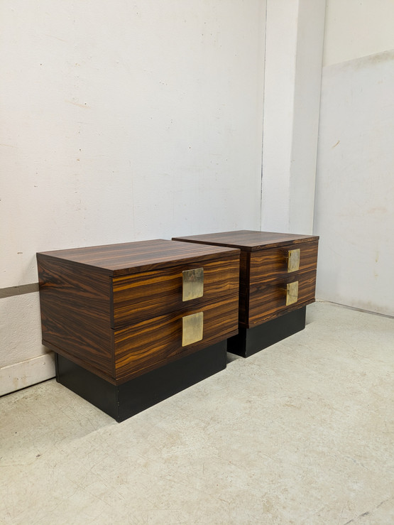 Upeat retro yöpöydät 2kpl