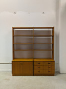 Teak kirjahylly 60-luku 