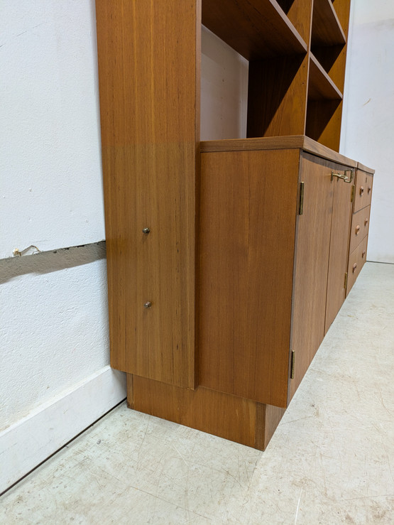 Teak kirjahylly 60-luku 