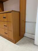 Teak kirjahylly 60-luku 