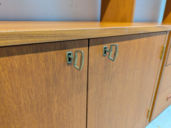 Teak kirjahylly 60-luku 