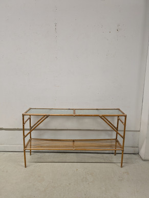 Vintage rottinkinen taso 50/60-luku