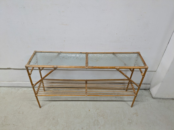 Vintage rottinkinen taso 50/60-luku