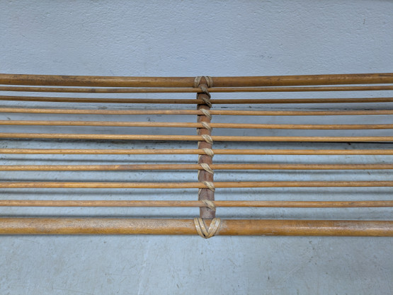 Vintage rottinkinen taso 50/60-luku