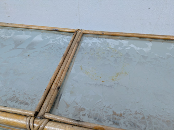 Vintage rottinkinen taso 50/60-luku