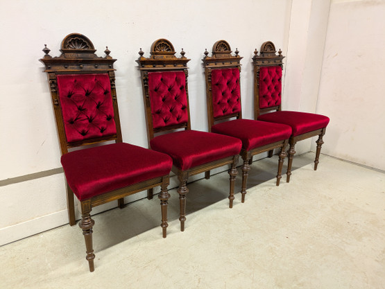 Entisöity antiikki tuoli 4kpl