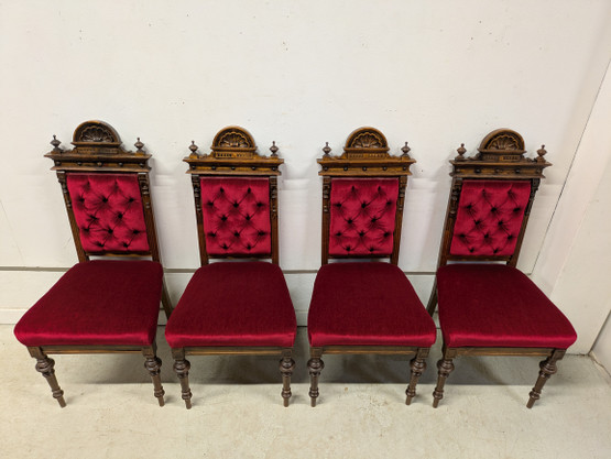 Entisöity antiikki tuoli 4kpl