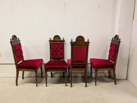 Entisöity antiikki tuoli 4kpl