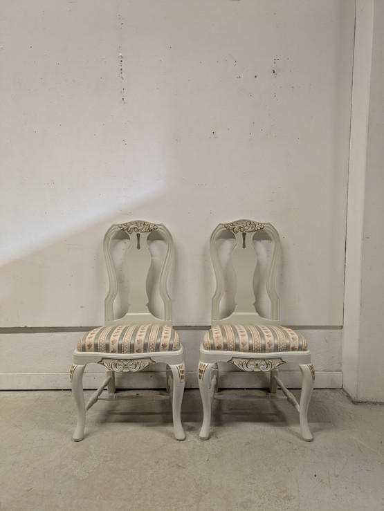 Laitala Talonpoikaisrokokoo tuoli 2kpl