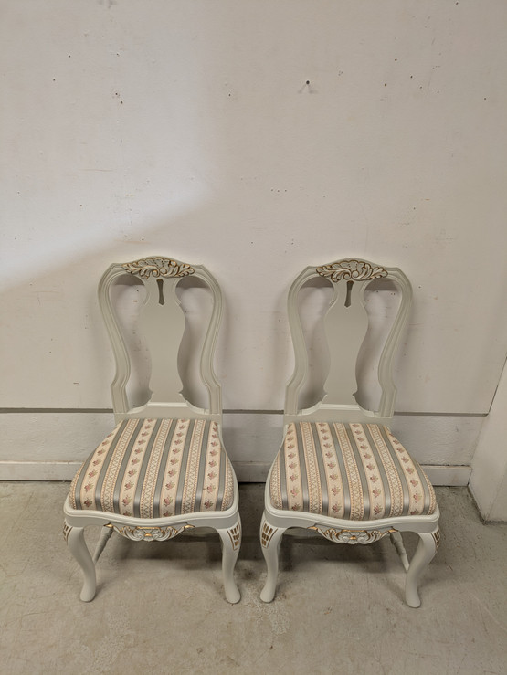 Laitala Talonpoikaisrokokoo tuoli 2kpl