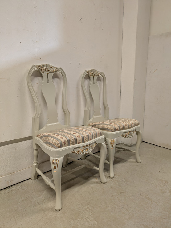 Laitala Talonpoikaisrokokoo tuoli 2kpl