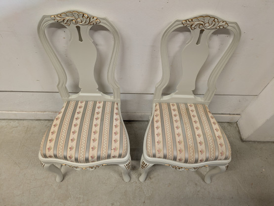 Laitala Talonpoikaisrokokoo tuoli 2kpl