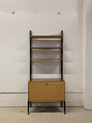 Teak kirjahylly 60-luku 