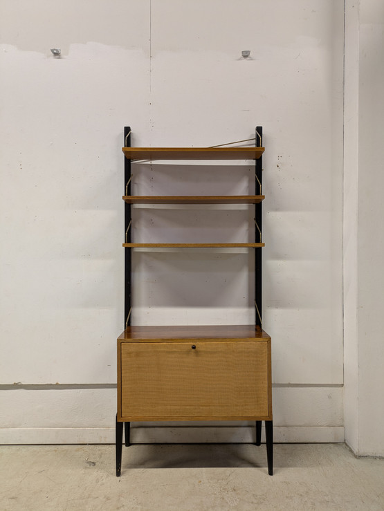 Teak kirjahylly 60-luku 