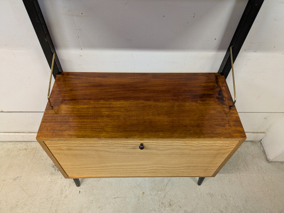 Teak kirjahylly 60-luku 