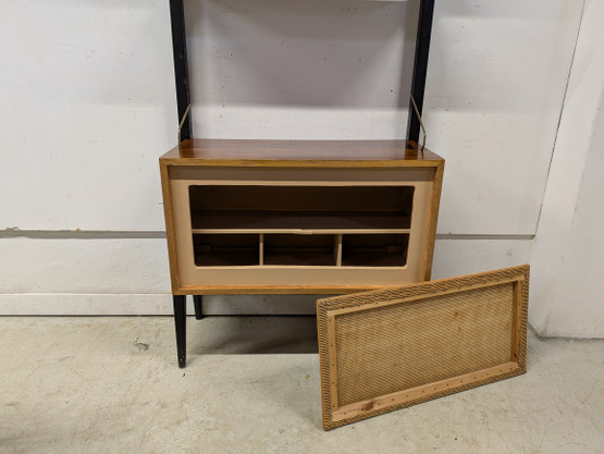 Teak kirjahylly 60-luku 