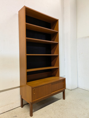 Teak kirjahylly 60-luku 