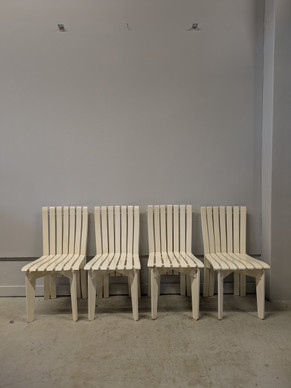 Alvar Aalto aurinkotuoli 4kpl, Artek 50-luku