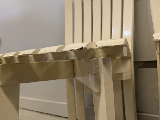 Alvar Aalto aurinkotuoli 4kpl, Artek 50-luku
