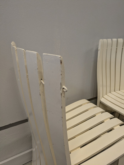 Alvar Aalto aurinkotuoli 4kpl, Artek 50-luku