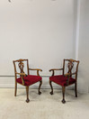 Upeat Chippendale nojatuolit 2kpl