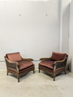 Vintage Buckingham rottinki nojatuoli 2kpl 