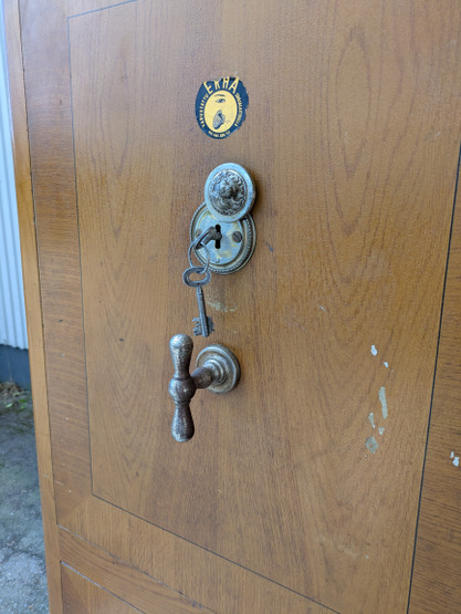 Vintage kassakaappi 