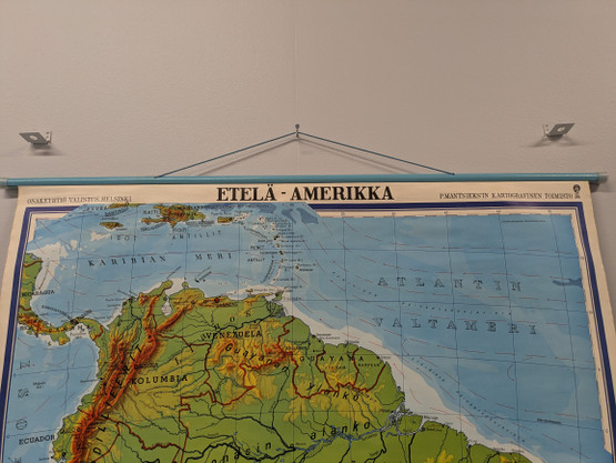 Etelä-Amerikka koulukartta 