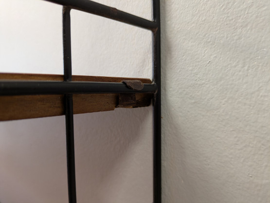 Teak String-hylly 60-luku 