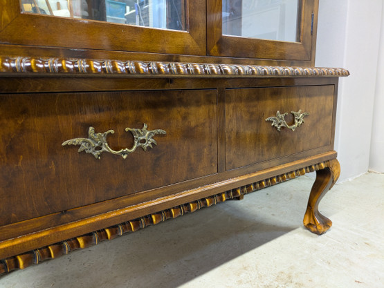 Vintage Chippendale vitriini 