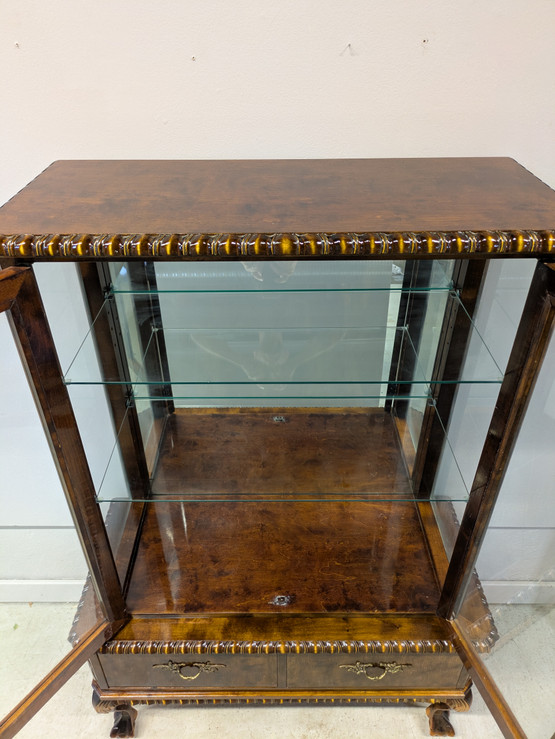 Vintage Chippendale vitriini 