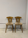 Retro tuolit 2kpl
