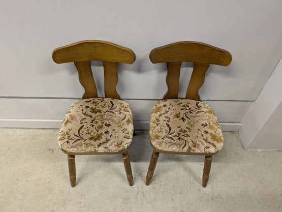 Retro tuolit 2kpl