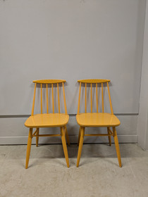 Retro pinnatuolit 2kpl